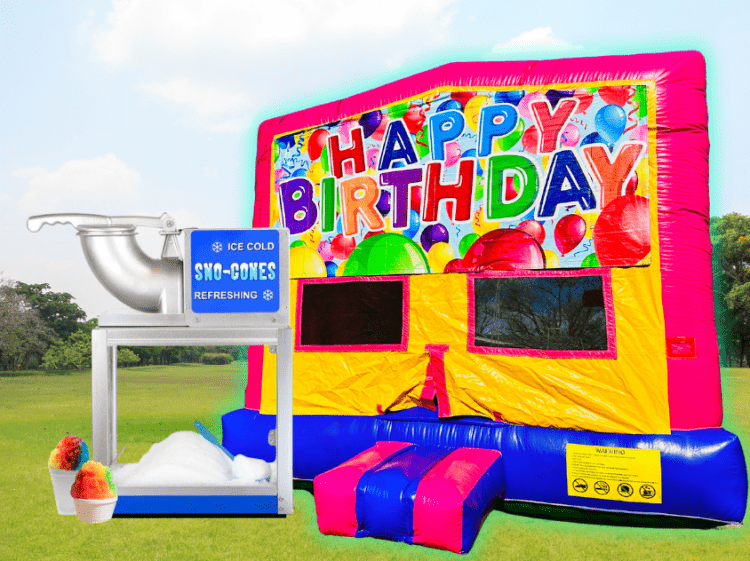 Birthday Party Package With Sno-Cone Machine