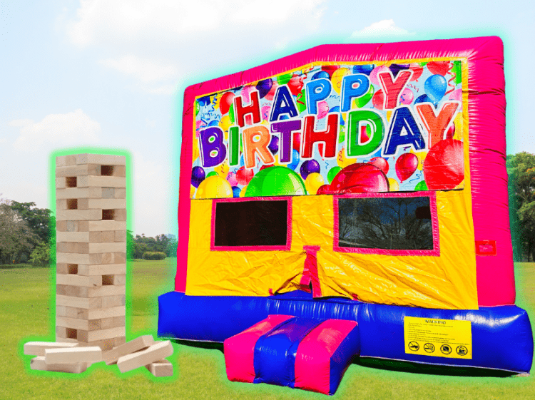 Birthday Party Package With Giant Jenga