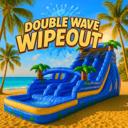 XL Double Wave Wipeout 22ft