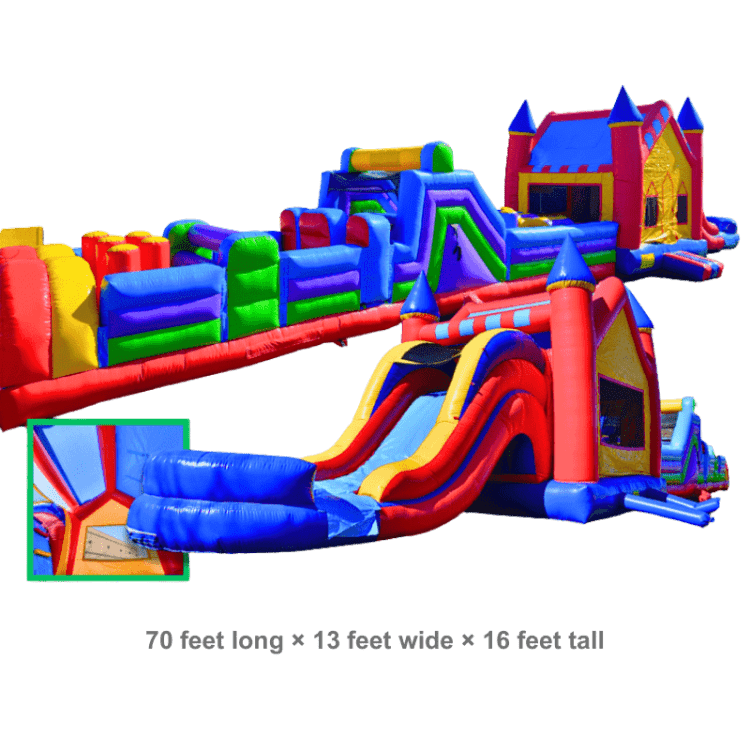70ft Xtreme Castle Bounce