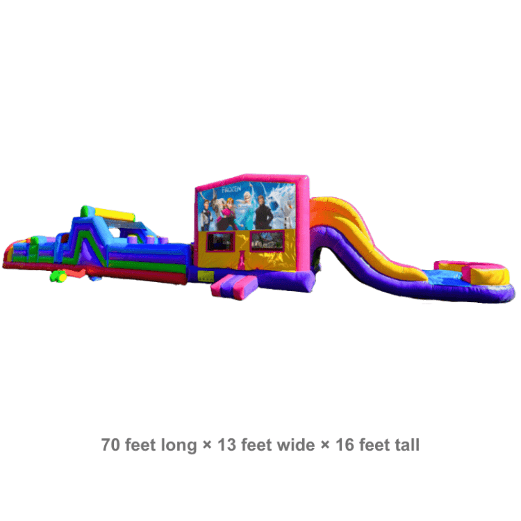 70ft Xtreme Frozen Bounce  Obstacle