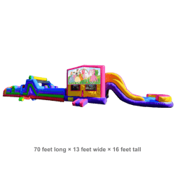 70ft Xtreme Princess Obstacle Course